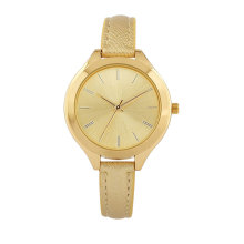 Gold Stainless Steel Luxury Business Analog Quartz Wristwatches for Women